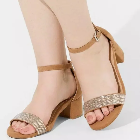 Torrid Embellished Strap Block Heel (WW) Size 12 - Picture 5 of 6